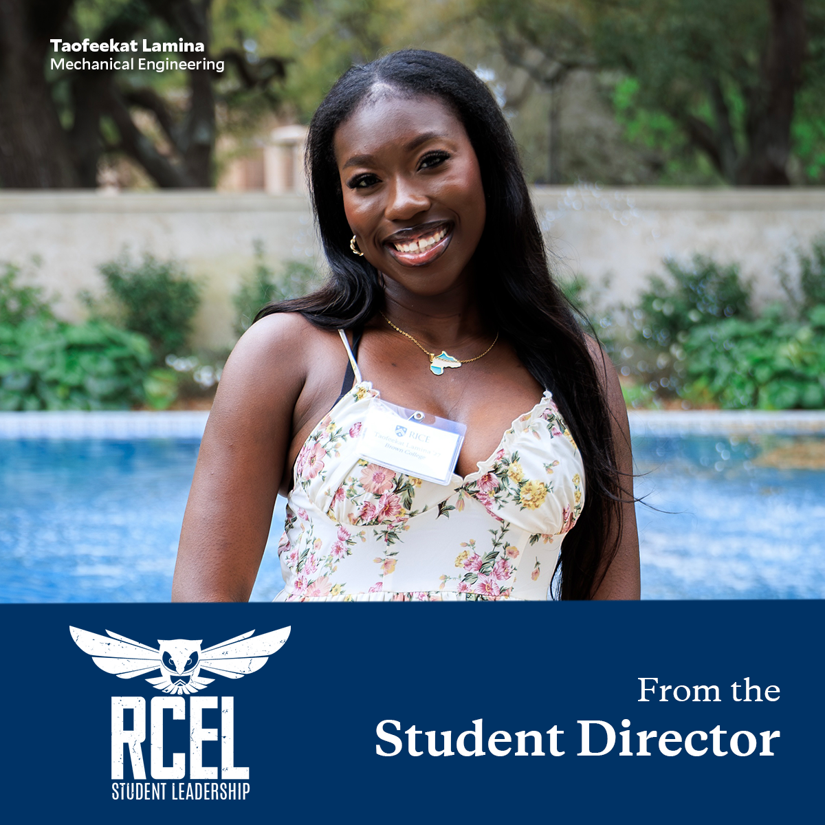 From the Student Director Taofeekat Lamina