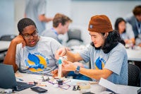 ELITE campers engaged in activity